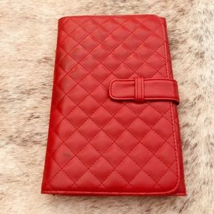 Trish McEvoy Red Brush Bag